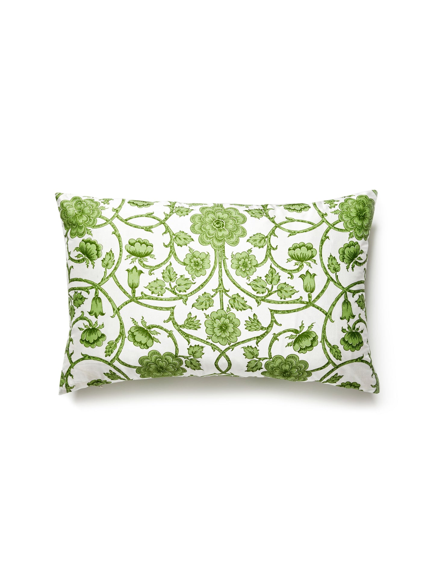 SCALAMANDRE PILLOWS   FLORAL 
SCROLL LUMBAR    - YD 0001LBDK5736