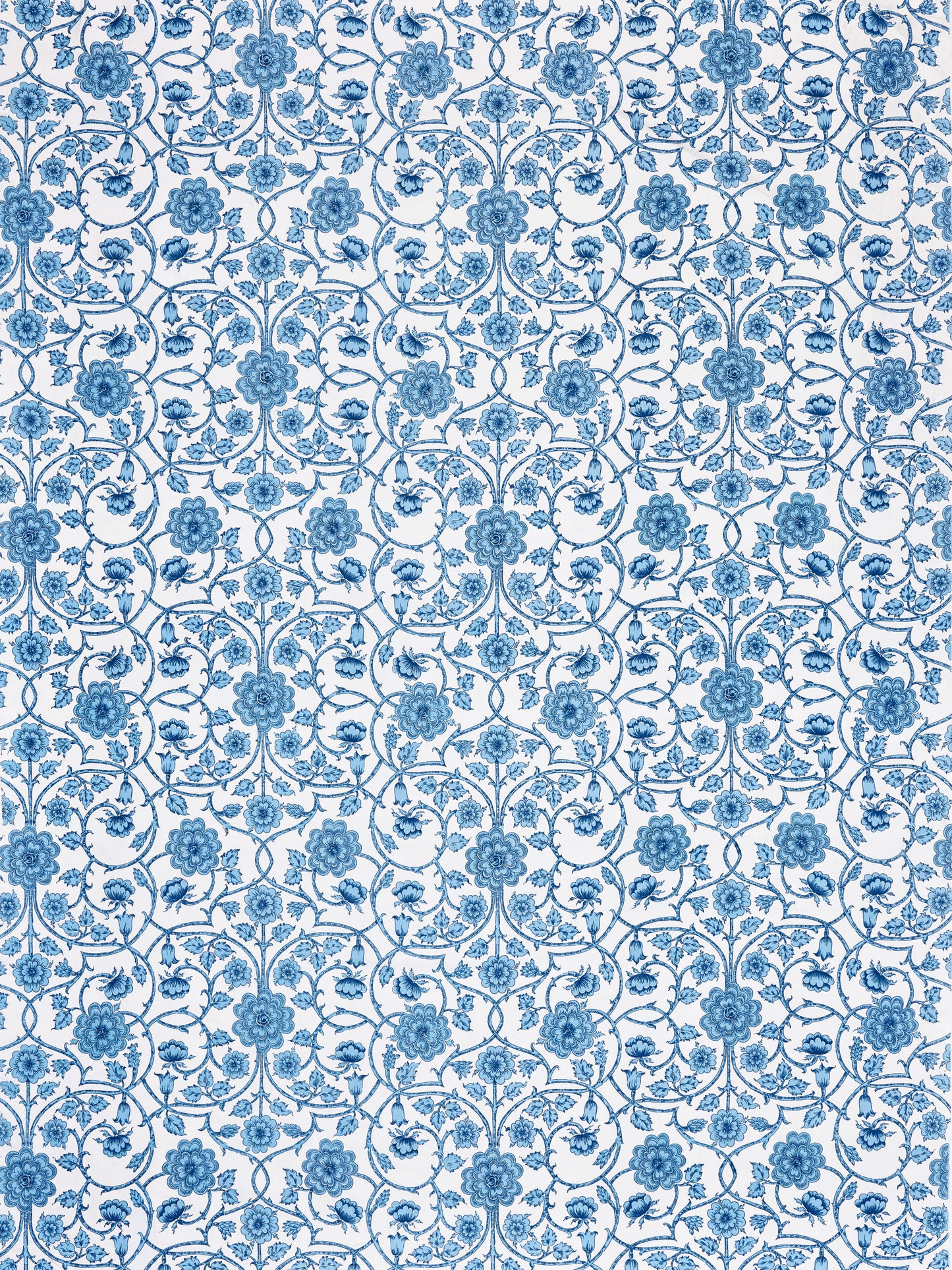 SCALAMANDRE  ORNAMENTAL GATE FABRIC SKY   - YD 00025736 NEW SKU # YD57360002