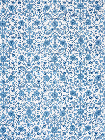 SCALAMANDRE  ORNAMENTAL GATE FABRIC SKY   - YD 00025736 NEW SKU # YD57360002