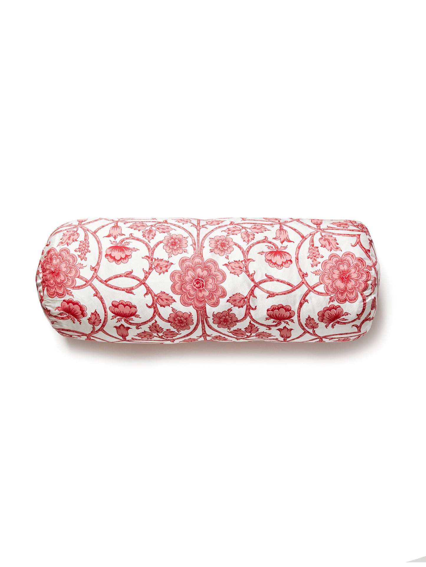 SCALAMANDRE PILLOWS   FLORAL 
SCROLL BOLSTER    - YD 0004BADK5736 NEW SKU # YDBADK57360004