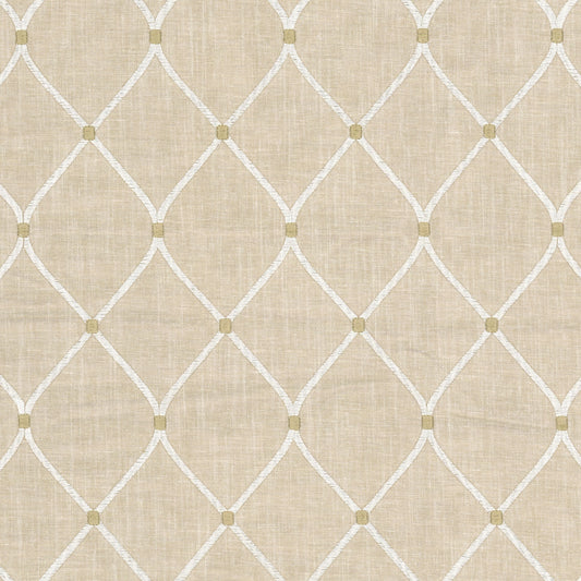 STOUT TEXTILES  MULTIPURPOSE,EMBROIDERIES TRADITIONAL, OGEE BEIGE   - YEAD-1