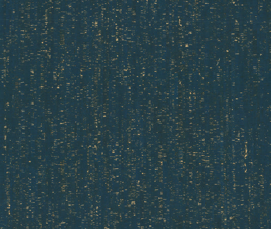 York Wallcoverings Ronald Redding Caldera Cork Navy / Gold Wallpaper Cork Naturals Navy / Gold  Wallpaper - YGL7008