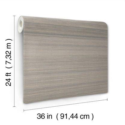 York Wallcoverings Ronald Redding Horizon Abaca Driftwood Wallpaper Grasscloth Naturals Driftwood  Wallpaper - YGL7010