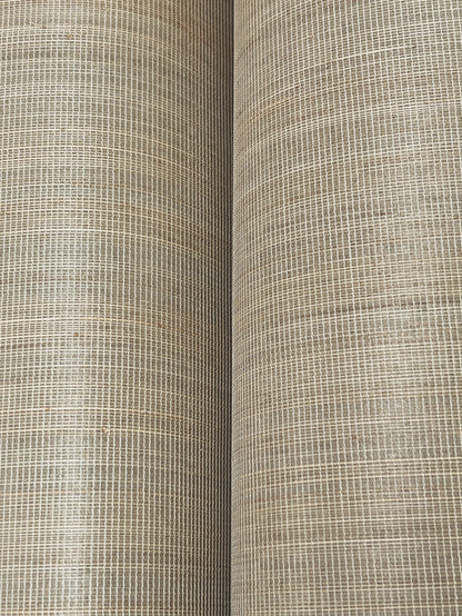 York Wallcoverings Ronald Redding Tailored Abaca Shittake Wallpaper Grasscloth Naturals Shittake  Wallpaper - YGL7013