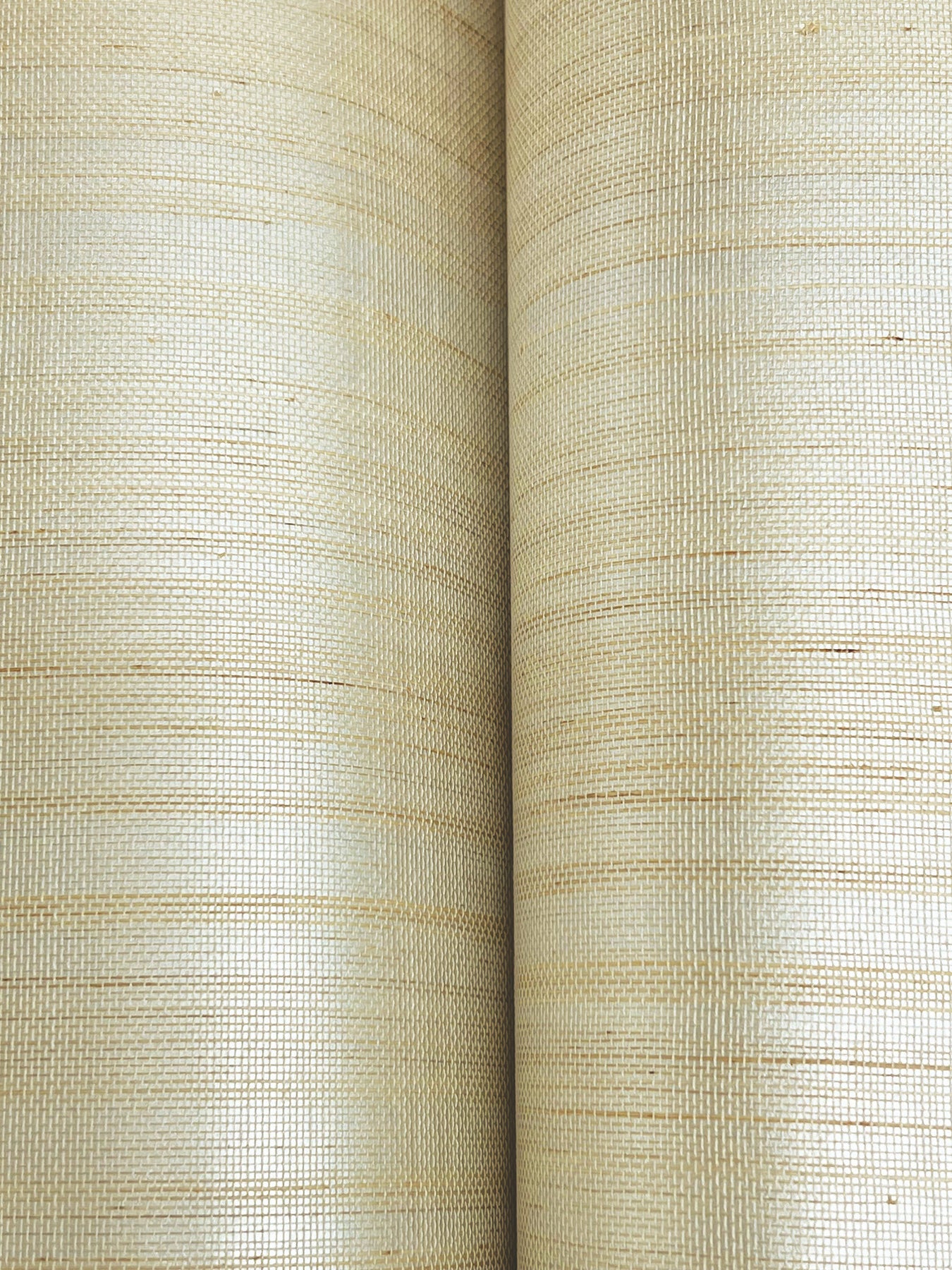 York Wallcoverings Ronald Redding Tailored Abaca White Pearl Wallpaper Grasscloth Naturals White Pearl  Wallpaper - YGL7021