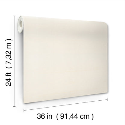 White wallpaper roll next to a flat white panel; cylindrical roll on left, rectangular sheet on right; 36 in wide by 24 ft tall.
