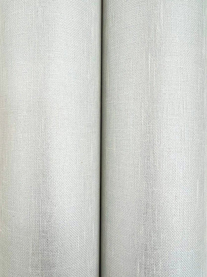 York Wallcoverings Ronald Redding Sheer Linen Silver White Wallpaper Weaves Naturals Silver White  Wallpaper - YGL7023