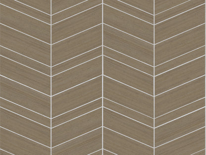 York Wallcoverings Ronald Redding Chevron Abaca Cinnamon Wallpaper Grasscloth Naturals Cinnamon  Wallpaper - YGL7024