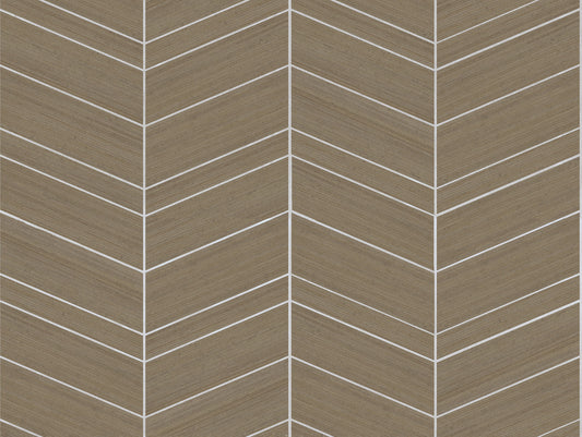 York Wallcoverings Ronald Redding Chevron Abaca Cinnamon Wallpaper Grasscloth Naturals Cinnamon  Wallpaper - YGL7024