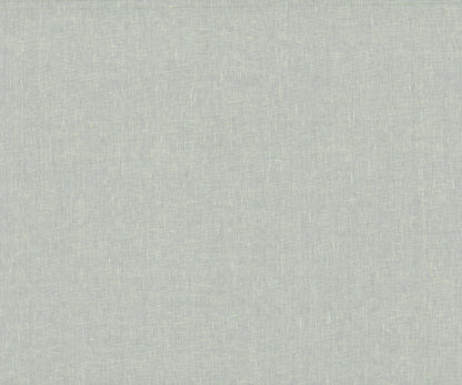 Light grey linen-like wallpaper with a subtle weave texture and a sheer cloud pattern.