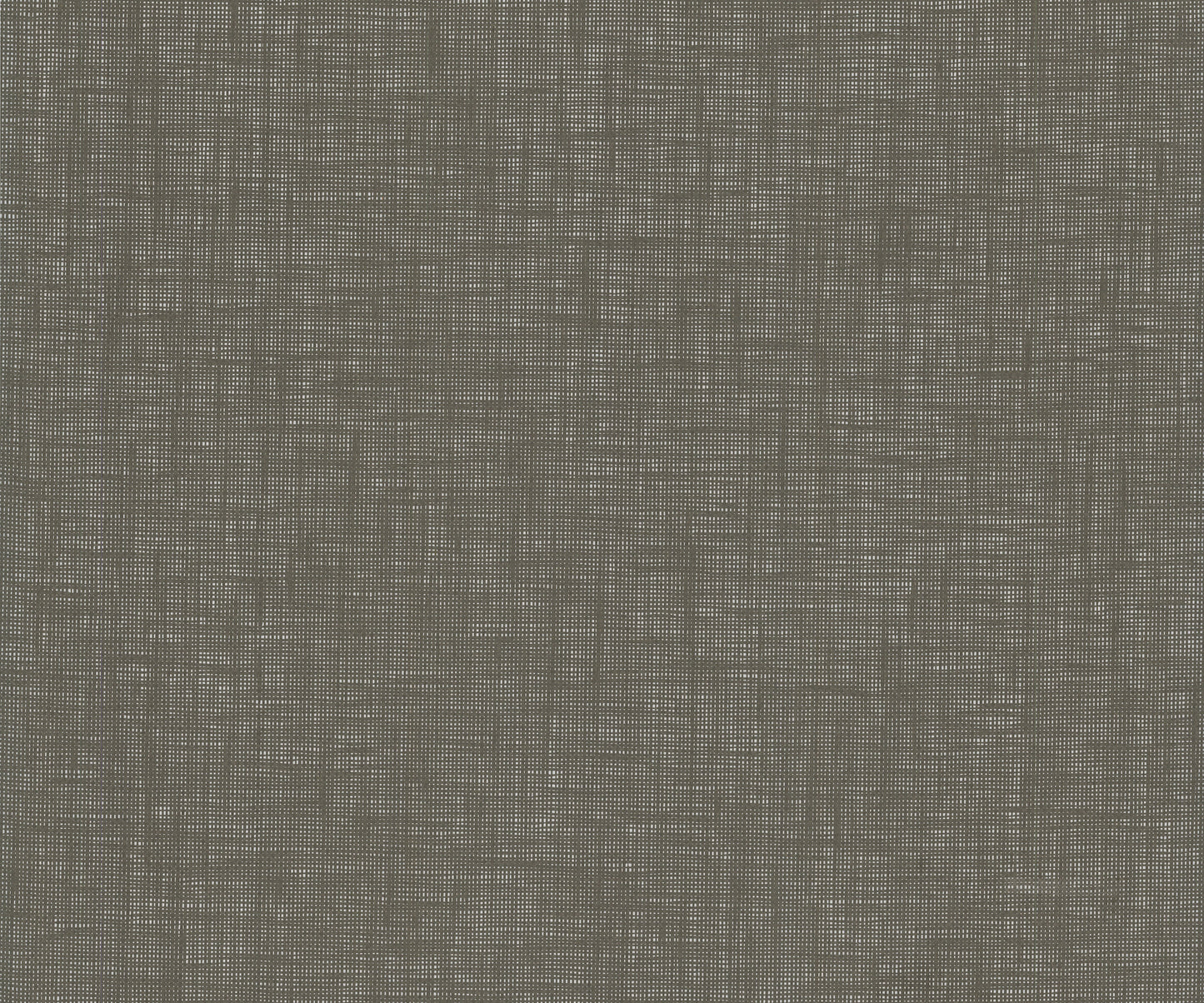 Gray wallpaper with a subtle crosshatch woven texture.