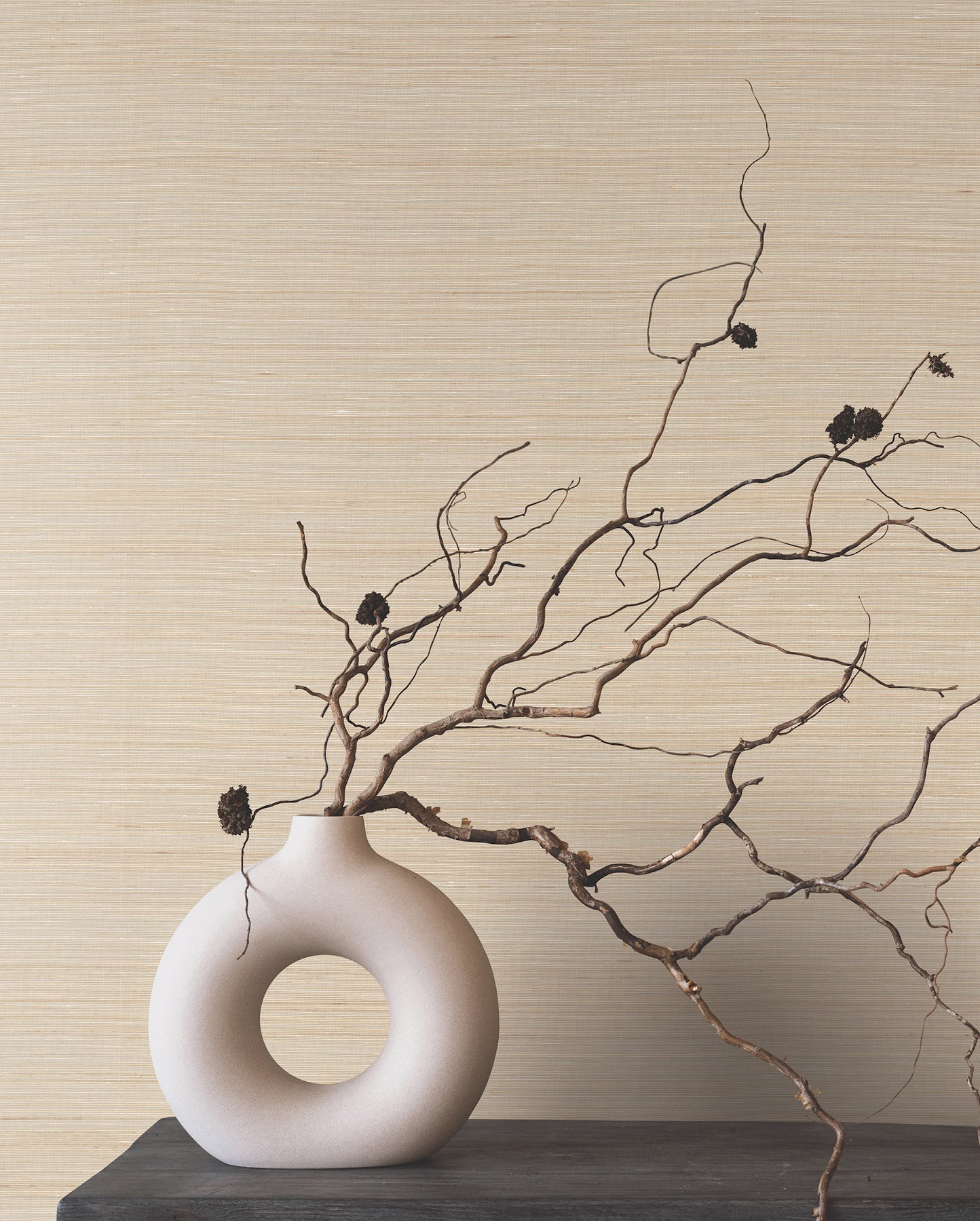 York Wallcoverings Ronald Redding Smooth Abaca Milkweed Wallpaper Grasscloth Naturals Milkweed  Wallpaper - YGL7043