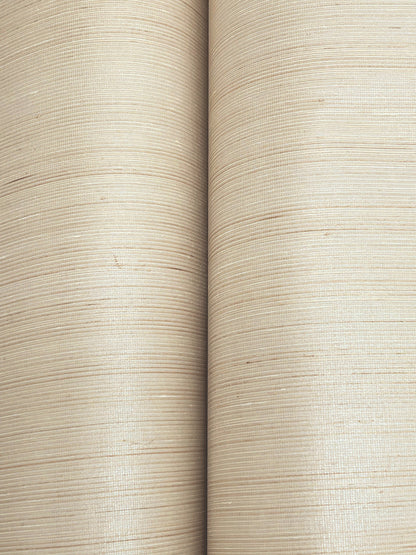 York Wallcoverings Ronald Redding Smooth Abaca Sand Dollar Wallpaper Grasscloth Naturals Sand Dollar  Wallpaper - YGL7045