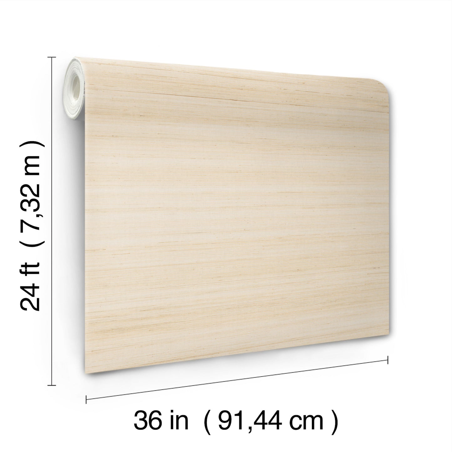 York Wallcoverings Ronald Redding Smooth Abaca Sand Dollar Wallpaper Grasscloth Naturals Sand Dollar  Wallpaper - YGL7045