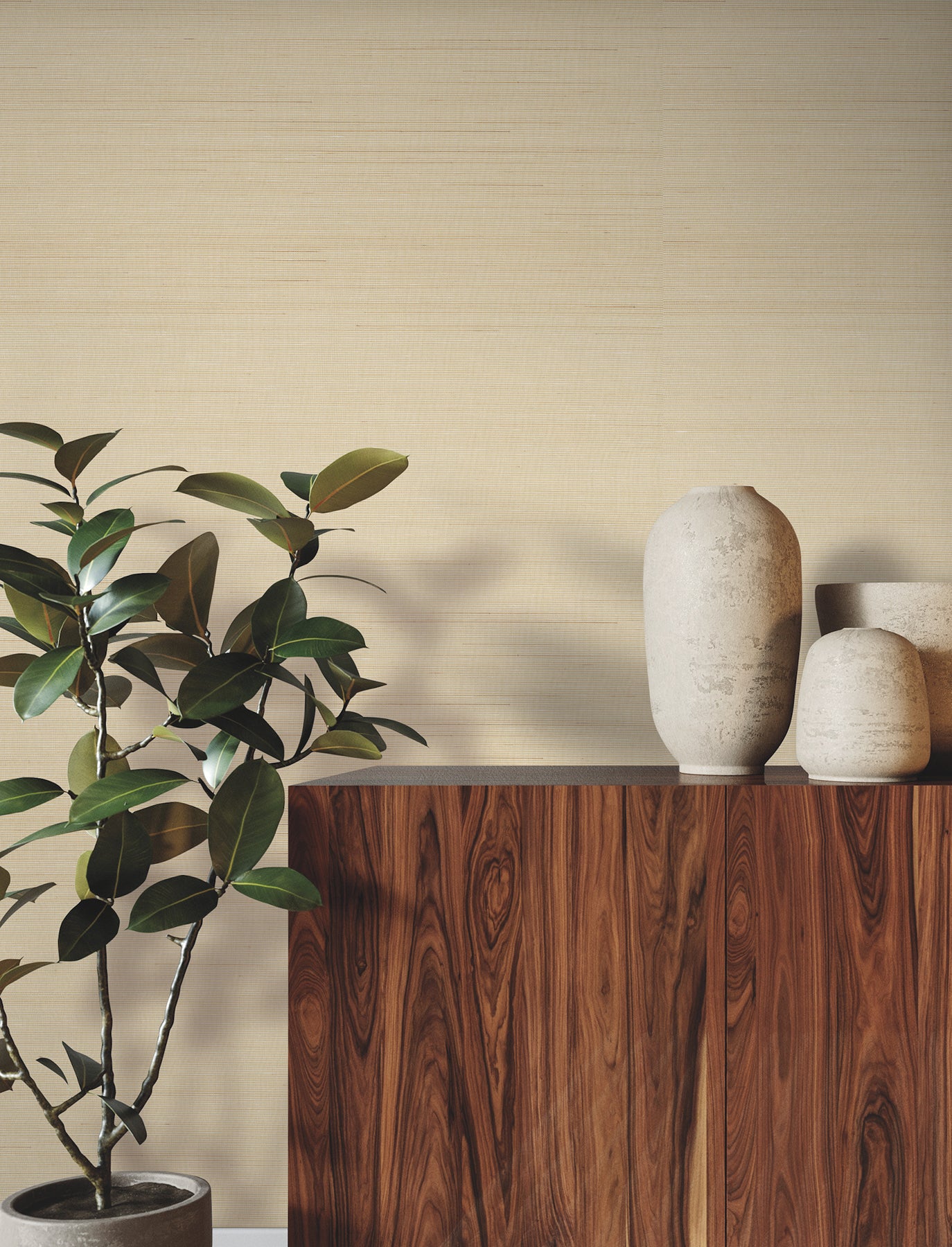 York Wallcoverings Ronald Redding Fine Abaca Oak Wallpaper Grasscloth Naturals Oak  Wallpaper - YGL7046