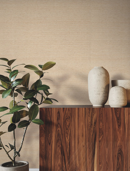 York Wallcoverings Ronald Redding Nature's Abaca Oat Wallpaper Grasscloth Naturals Oat  Wallpaper - YGL7052