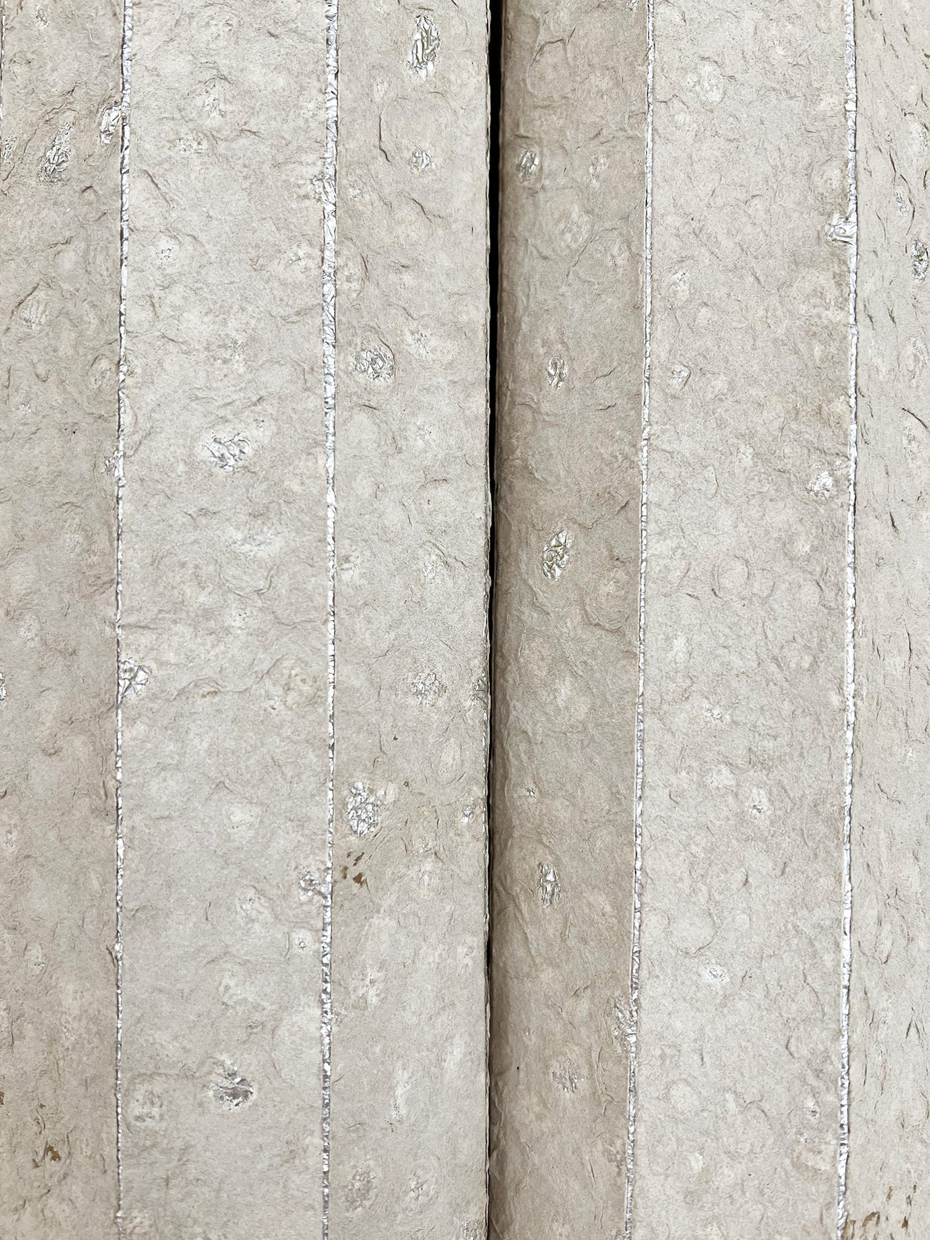 York Wallcoverings Ronald Redding Handcrafted Paper Almond Wallpaper Stripes Eclectic Almond  Wallpaper - YGL7069