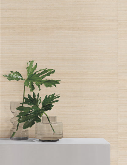 York Wallcoverings Ronald Redding Horizon Abaca Shell Wallpaper Grasscloth Naturals Shell  Wallpaper - YGL7072