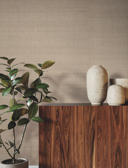 York Wallcoverings Ronald Redding Refined Abaca Almond Wallpaper Grasscloth Naturals Almond  Wallpaper - YGL7073