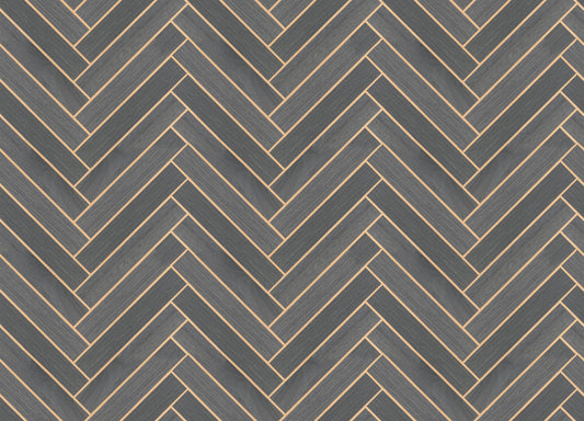 York Wallcoverings Ronald Redding Herringbone Wood Veneer Graphite Wallpaper Wood Veneer Masculine Graphite  Wallpaper - YGL7074