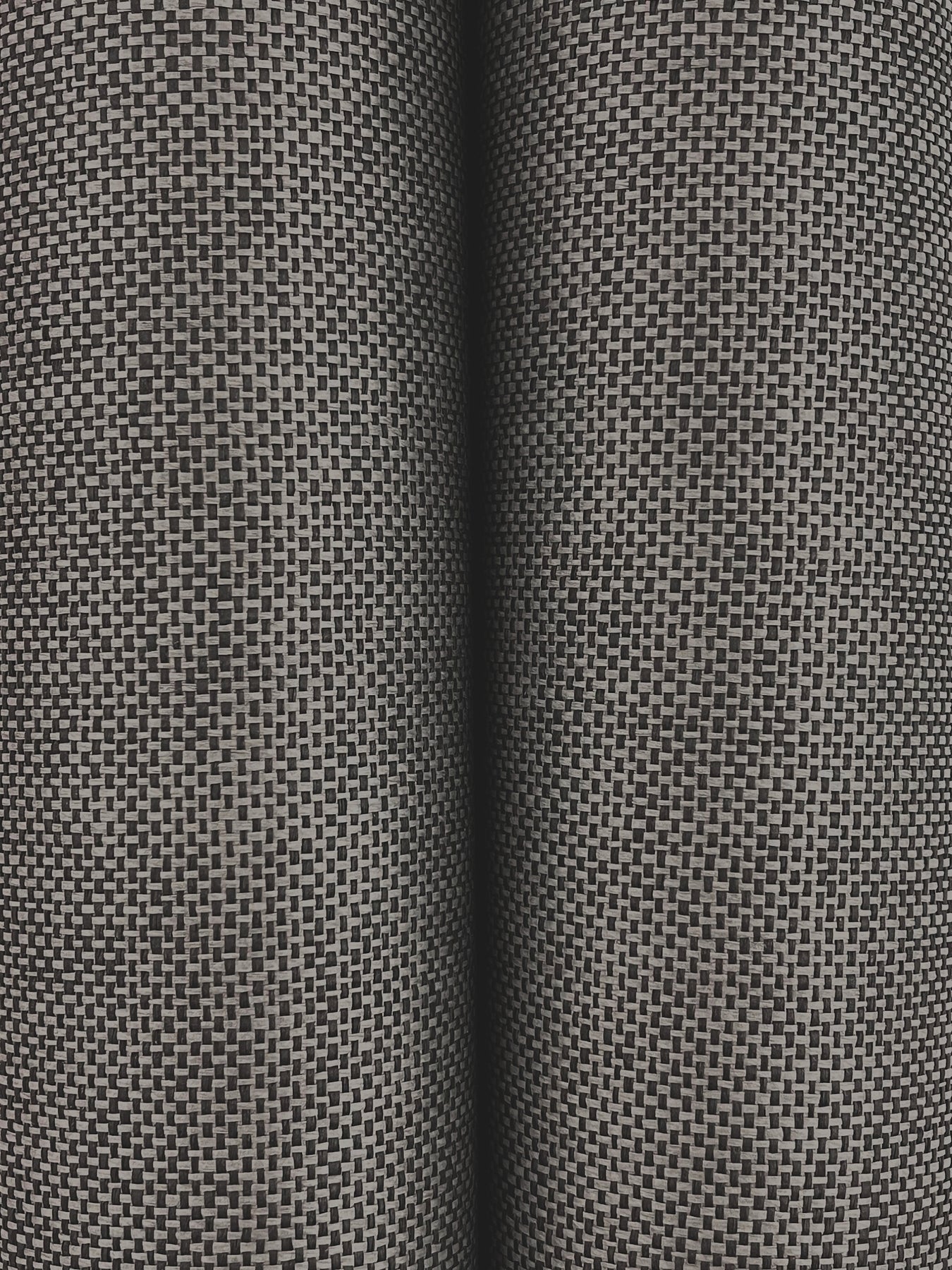 York Wallcoverings Ronald Redding Check Paperweave Graphite Wallpaper Paper Weave Naturals Graphite  Wallpaper - YGL7078