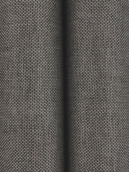 York Wallcoverings Ronald Redding Check Paperweave Graphite Wallpaper Paper Weave Naturals Graphite  Wallpaper - YGL7078