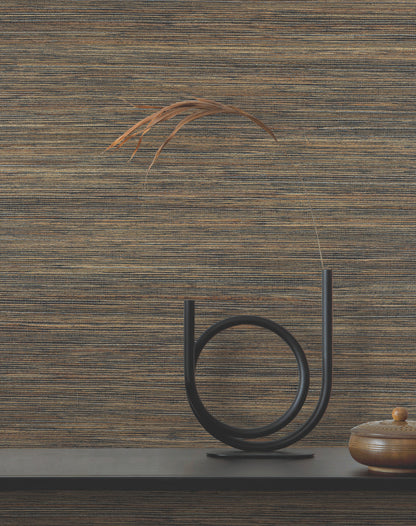 York Wallcoverings Ronald Redding Misty Hemp Multi Wallpaper Grasscloth Naturals Multi  Wallpaper - YGL7088