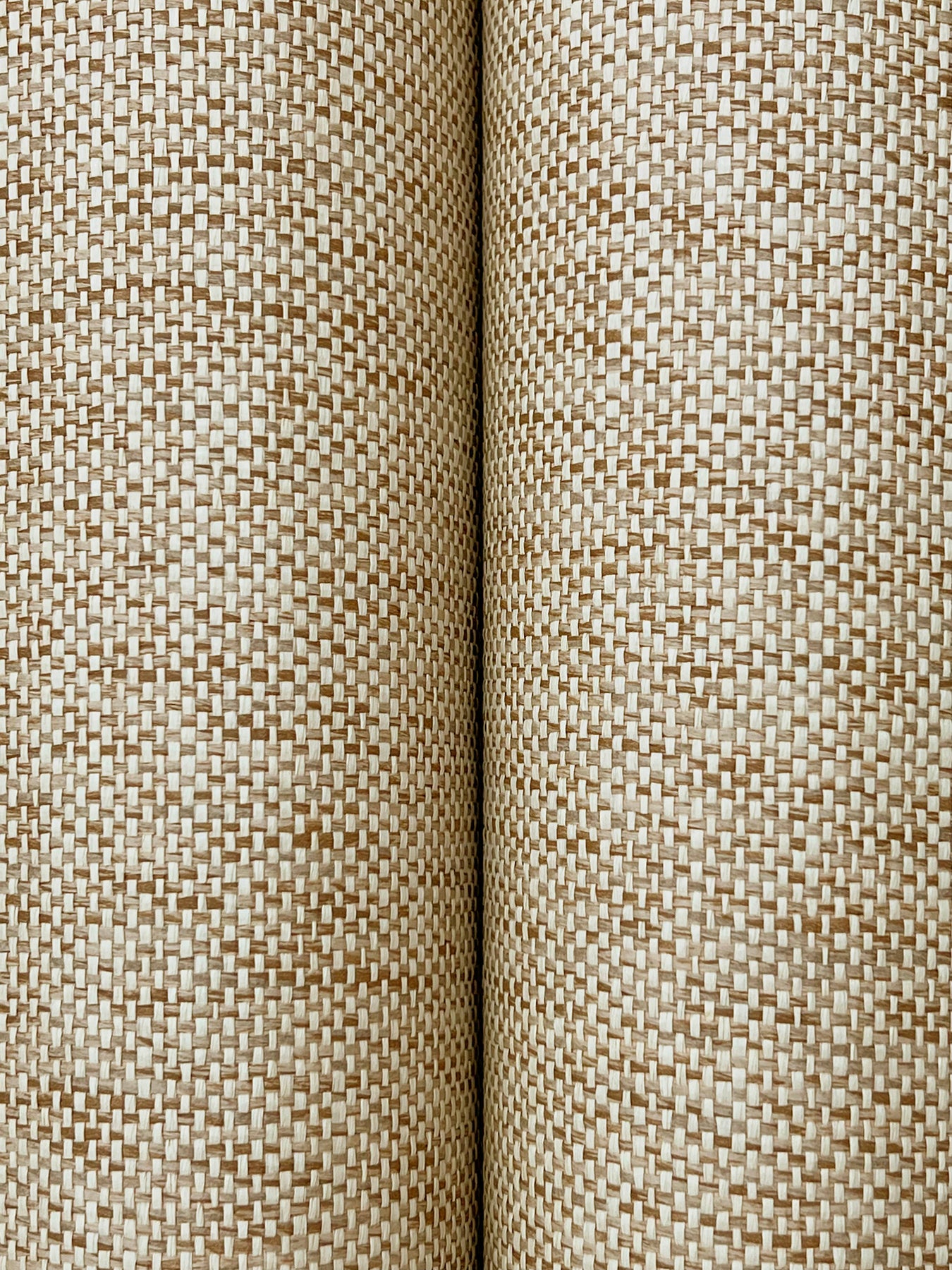 York Wallcoverings Ronald Redding Check Paperweave Brindle Wallpaper Paper Weave Naturals Brindle  Wallpaper - YGL7090