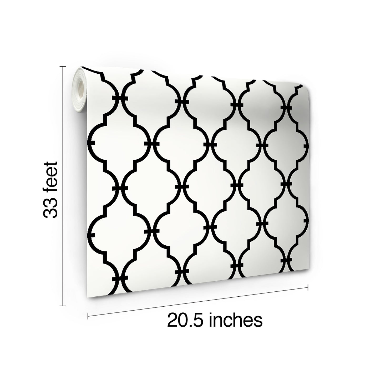York Wallcoverings Black & White, III Modern Trellis Black Wallpaper Geometrics Geometrics Black   - YS9100