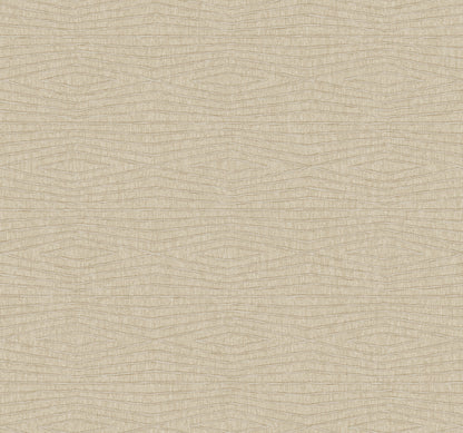 York Wallcoverings Tea Garden II Daystone Beige Wallpaper Transitional Geometrics Beiges   - ZA8011