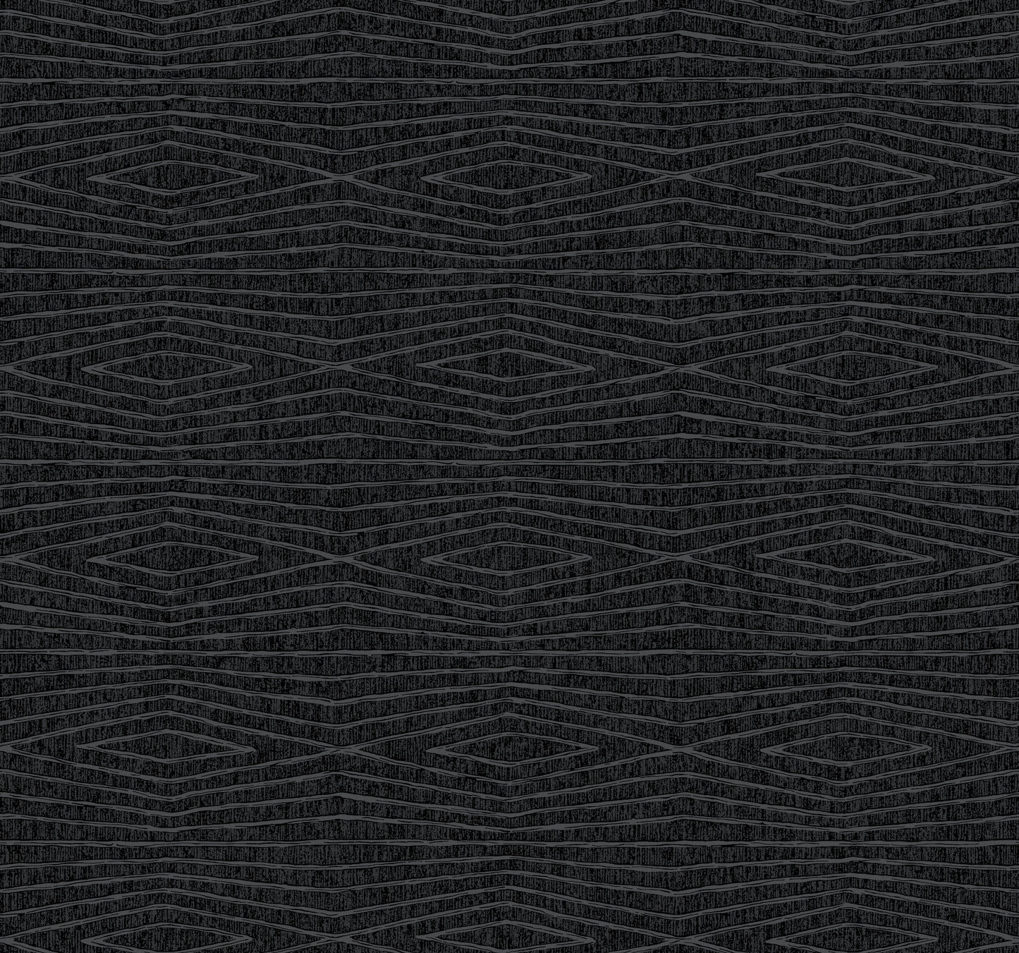 York Wallcoverings Tea Garden II Daystone Black Wallpaper Transitional Geometrics Blacks   - ZA8013