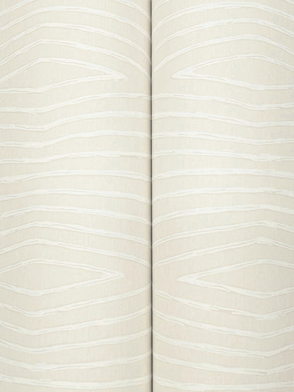 York Wallcoverings Tea Garden II Daystone Pearl Wallpaper Transitional Geometrics Whites and Off-Whites   - ZA8014