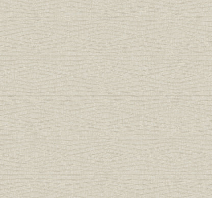 York Wallcoverings Tea Garden II Daystone Taupe Wallpaper Transitional Geometrics Browns   - ZA8015