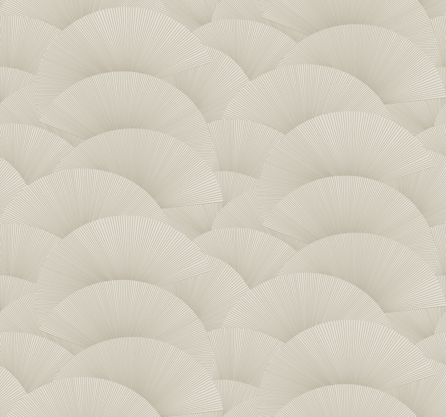 York Wallcoverings Tea Garden II Morning Shell Taupe and Gold Wallpaper Transitional Geometrics Browns   - ZA8024