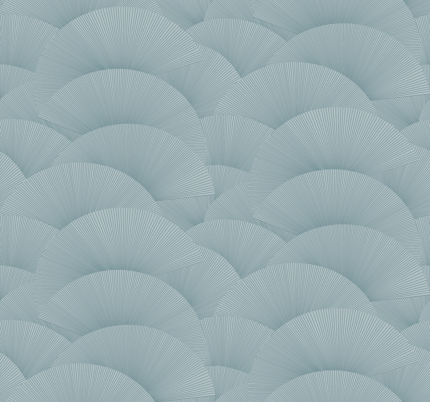 York Wallcoverings Tea Garden II Morning Shell Blue Wallpaper Transitional Geometrics Blues   - ZA8025