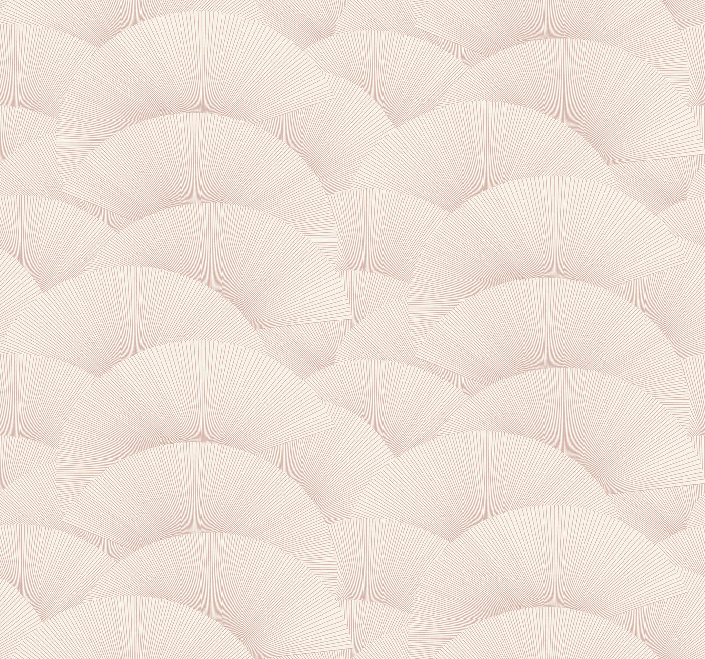 York Wallcoverings Tea Garden II Morning Shell Blush Wallpaper Transitional Geometrics Whites and Off-Whites   - ZA8026