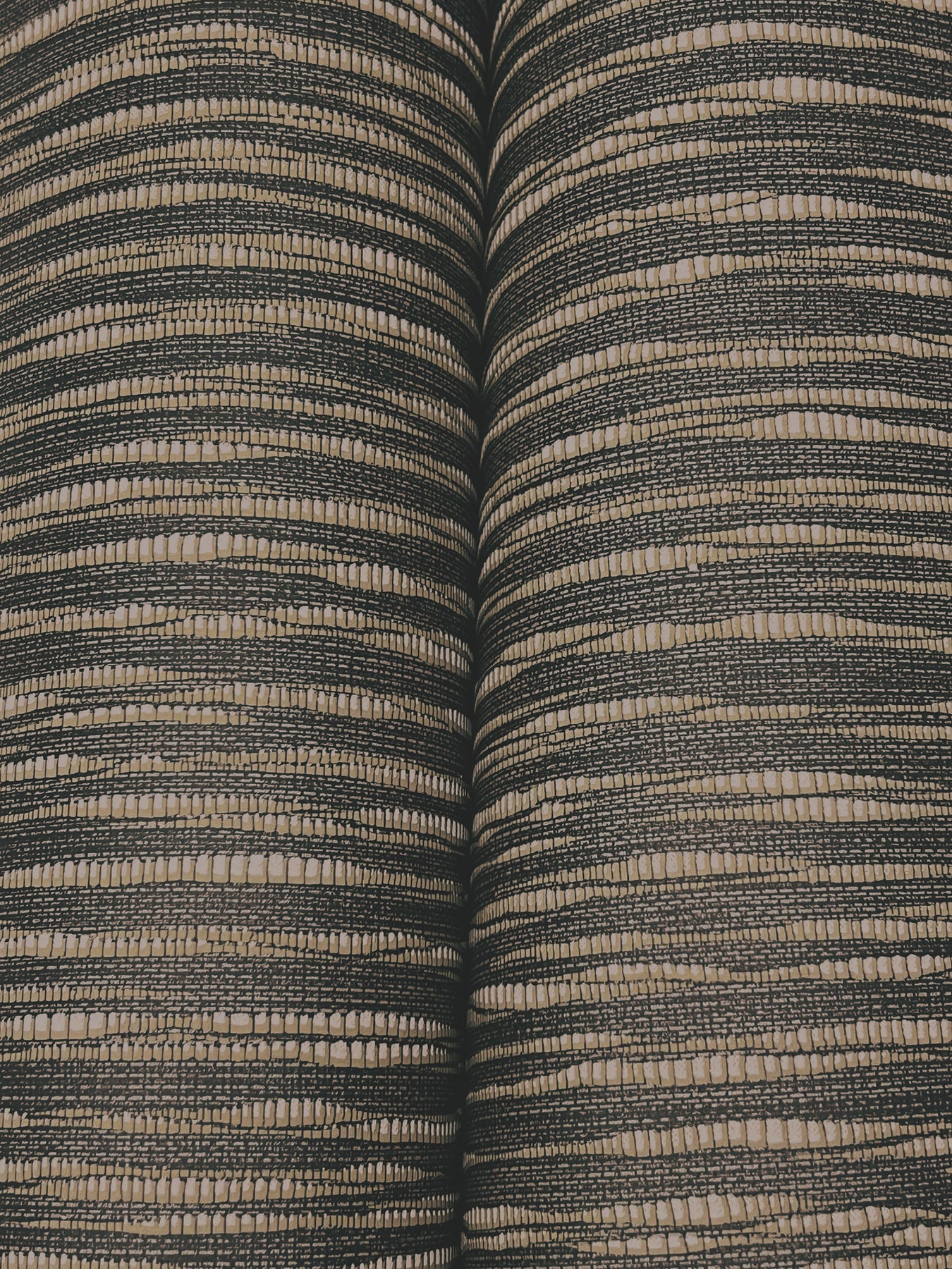 York Wallcoverings Tea Garden II Lotus Weave Charcoal Wallpaper Eclectic Faux Grasscloth Greys   - ZA8041