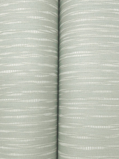 York Wallcoverings Tea Garden II Lotus Weave Soft Sage Wallpaper Eclectic Faux Grasscloth Greens   - ZA8044