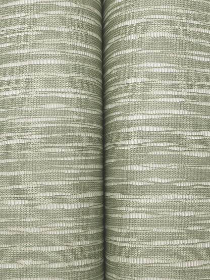 York Wallcoverings Tea Garden II Lotus Weave Moss Wallpaper Eclectic Faux Grasscloth Greens   - ZA8045