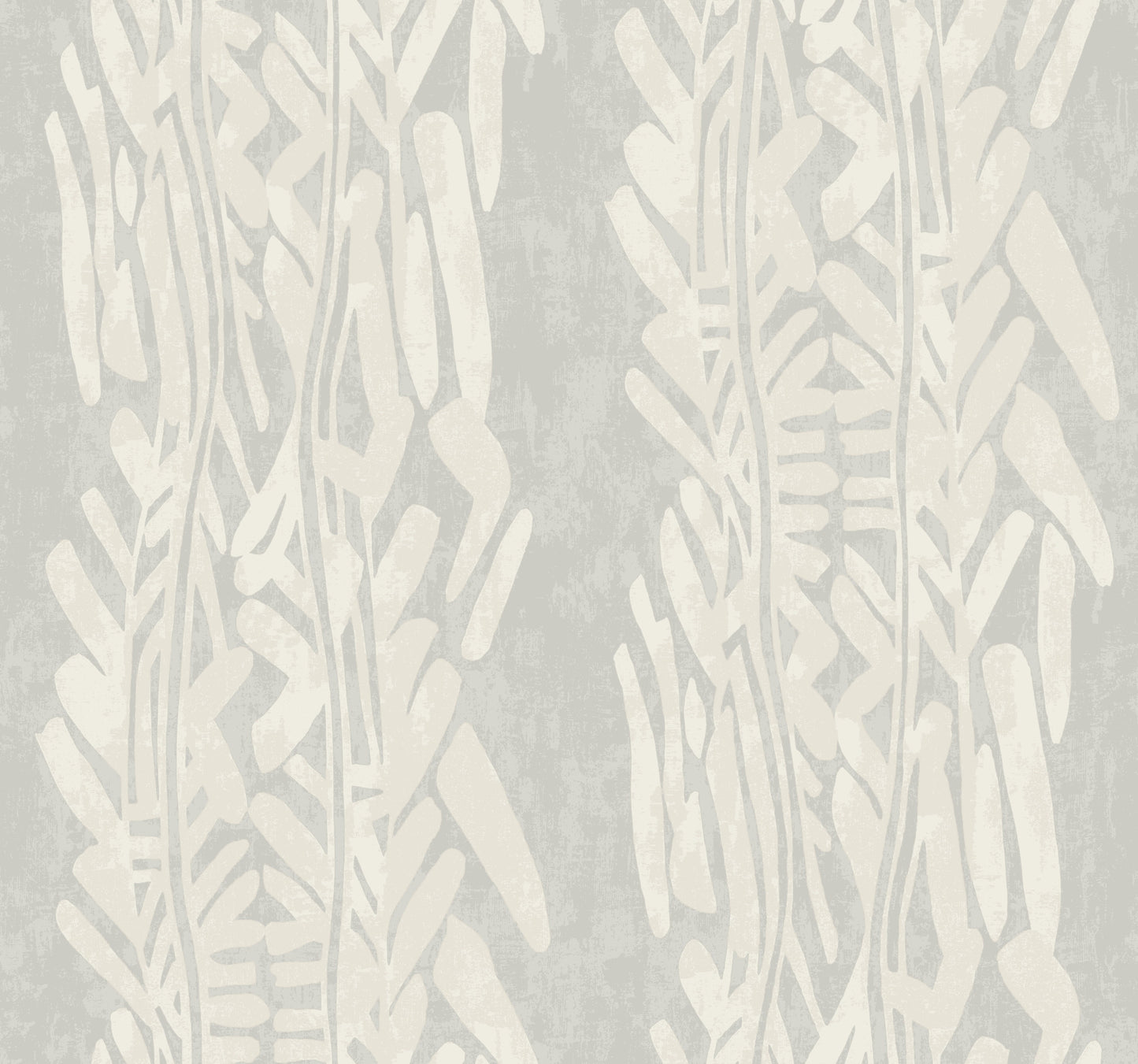 York Wallcoverings Tea Garden II Timira Grey Wallpaper Tropical Botanical Greys   - ZA8061