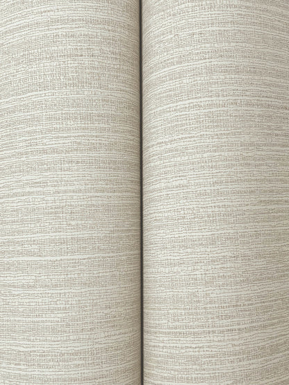 York Wallcoverings Tea Garden II Amyra Silk Beige Wallpaper Eclectic Weaves Beiges   - ZA8092N