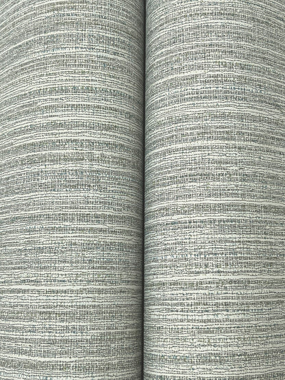 York Wallcoverings Tea Garden II Amyra Silk Grey Wallpaper Eclectic Weaves Greys   - ZA8094N