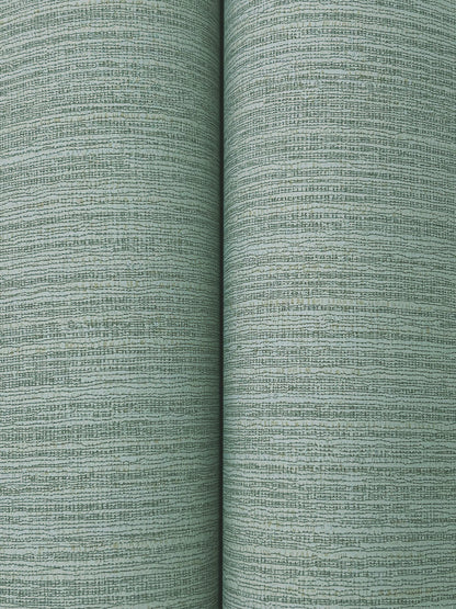 York Wallcoverings Tea Garden II Amyra Silk Sage Wallpaper Eclectic Weaves Greens   - ZA8096N