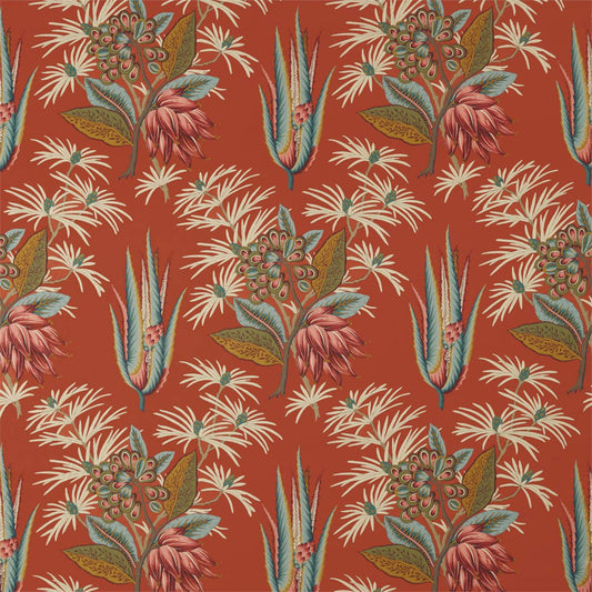 ZOFFANY Desert Flower II Fabric Classic Floral Koi   - ZAQF322693