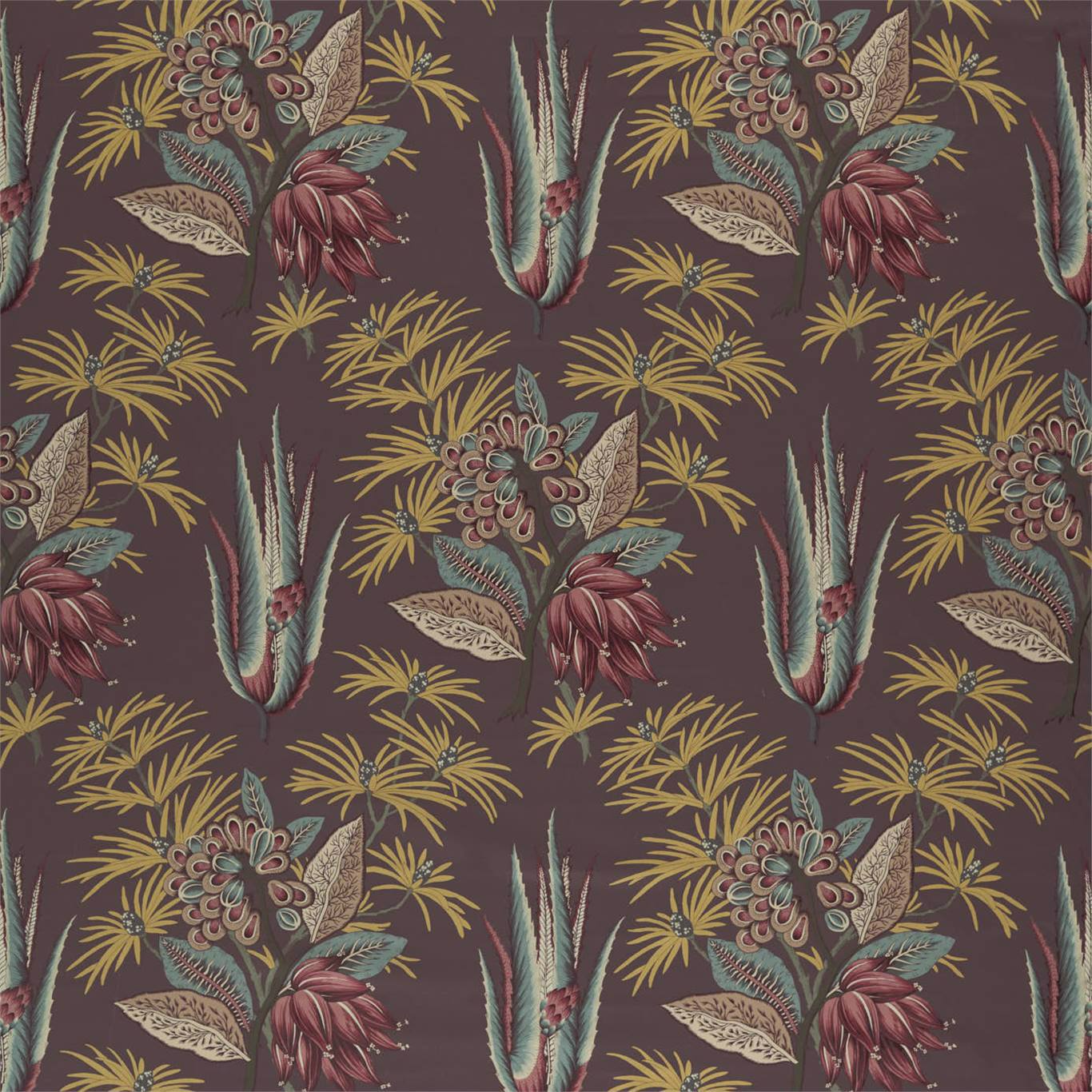 ZOFFANY Desert Flower II Fabric Classic Floral Antiquary   - ZAQF322697