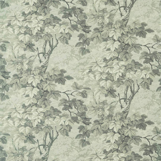 ZOFFANY Richmond Park Linen Fabric Leaves , Trees Midwinter   - ZAQF322703