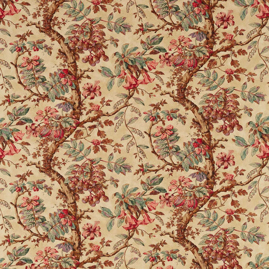 ZOFFANY Coromandel Print Fabric Classic Floral Archive   - ZART322760