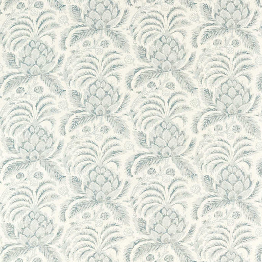 ZOFFANY Pina de Indes Fabric Contemporary, Floral Stockholm Blue   - ZART322761