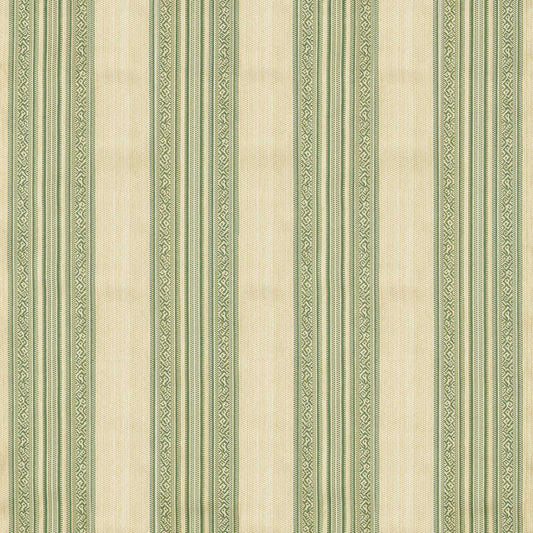ZOFFANY Hanover Stripe Fabric Stripes Evergreen   - ZARW333360