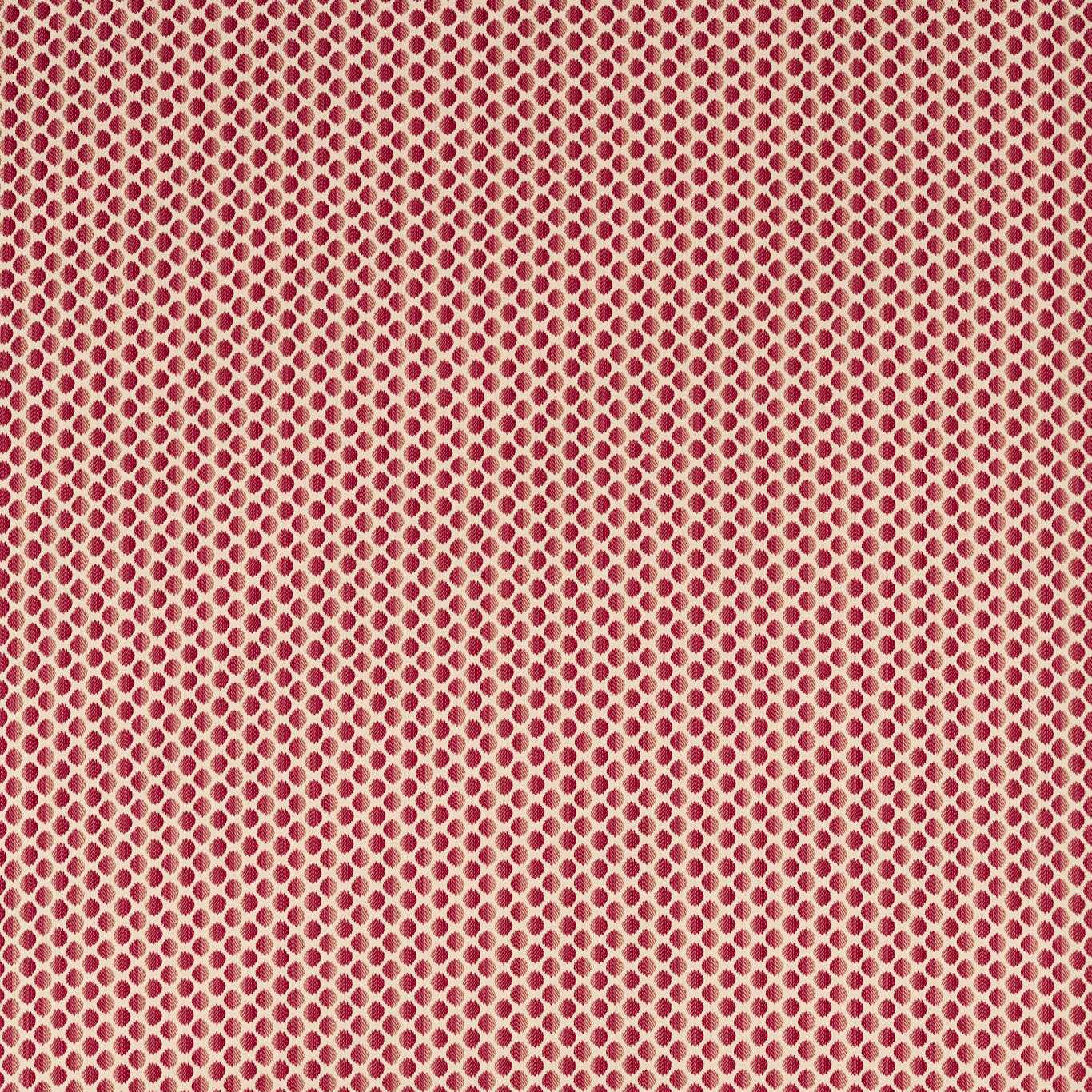 ZOFFANY Seymour Spot Fabric Spots Crimson   - ZARW333366
